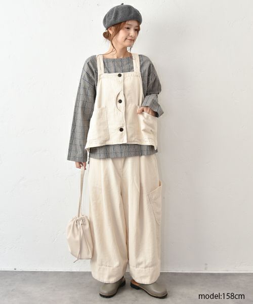 tumugu｜ソフトライト帆布パンツ [[TB25431]][C]