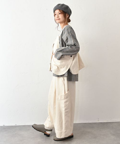 tumugu｜ソフトライト帆布パンツ [[TB25431]][C]