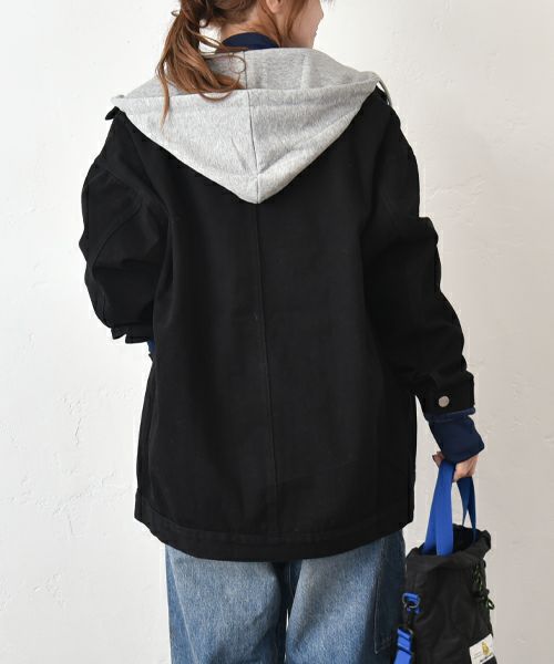 IN THE MARKET｜フード付きデニムジャケット [[93266091]][C]