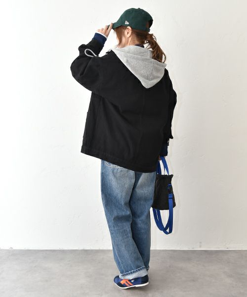 IN THE MARKET｜フード付きデニムジャケット [[93266091]][C]