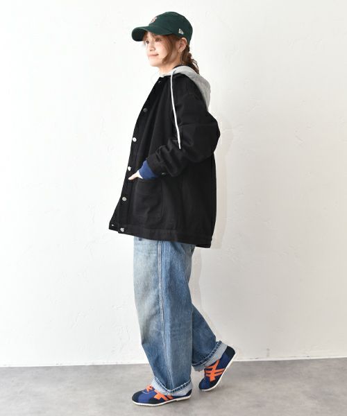 IN THE MARKET｜フード付きデニムジャケット [[93266091]][C]