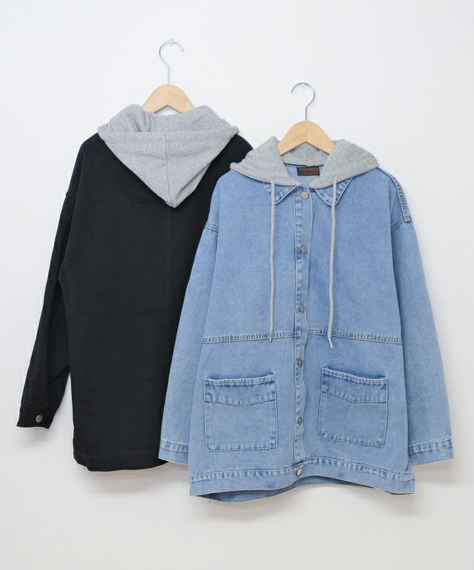  IN THE MARKET｜フード付きデニムジャケット [[93266091]][C]