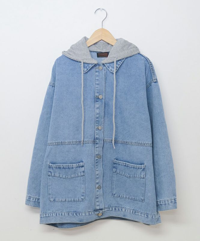  IN THE MARKET｜フード付きデニムジャケット [[93266091]][C]