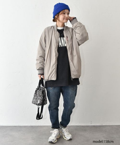 NANGA｜SOFT DOWN VARSITY BLOUSON [[N2500-0J001A]][C]
