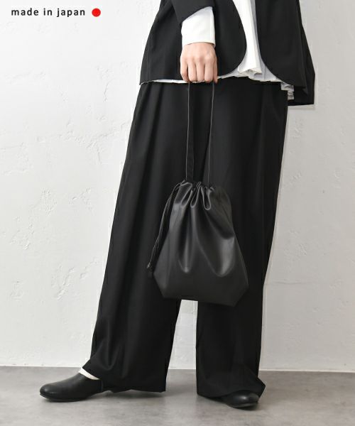 Pragment｜エコレザー巾着バック [[AC25406]][C]