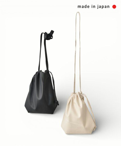 Pragment｜エコレザー巾着バック [[AC25406]][C]