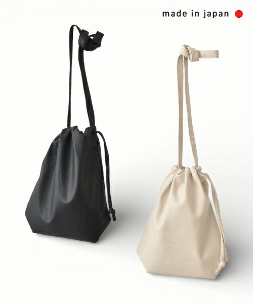 Pragment｜エコレザー巾着バック [[AC25406]][C]