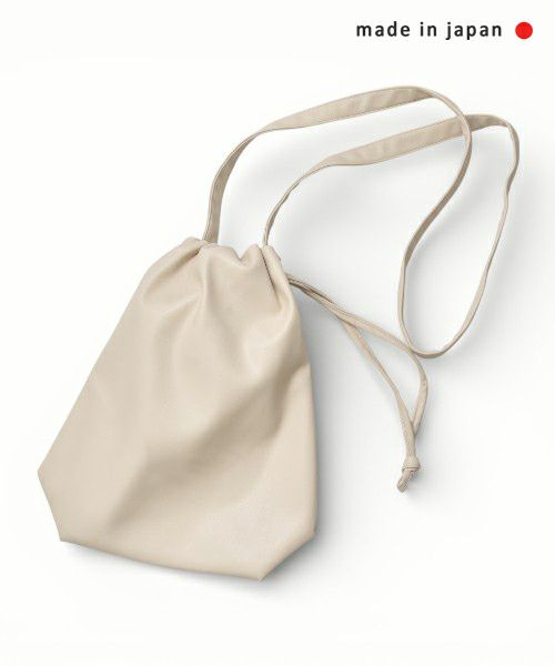 Pragment｜エコレザー巾着バック [[AC25406]][C]