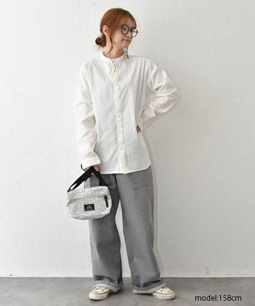  her.｜ストレッチ入りダンガリーシャツ [[CE3SH251001]][C]