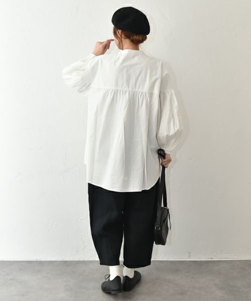 ista-ire｜袖ピンタックブラウス [[4603-4730]][C]