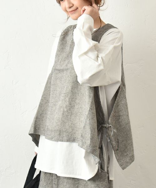 ista-ire｜2WAYサイドリボンベスト [[3603-4820]][C]