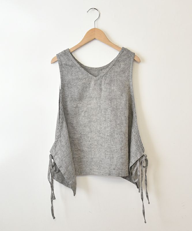  ista-ire｜2WAYサイドリボンベスト [[3603-4820]][C]