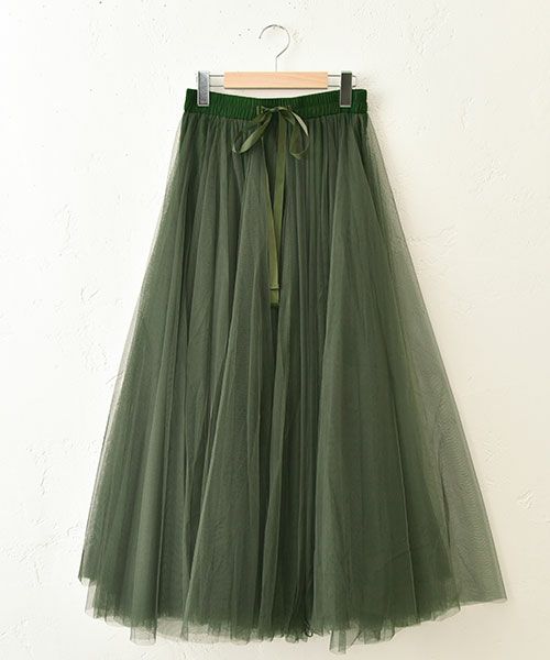 CHOKLATE PARIS｜無地チュールスカート [[CK08077]][C]