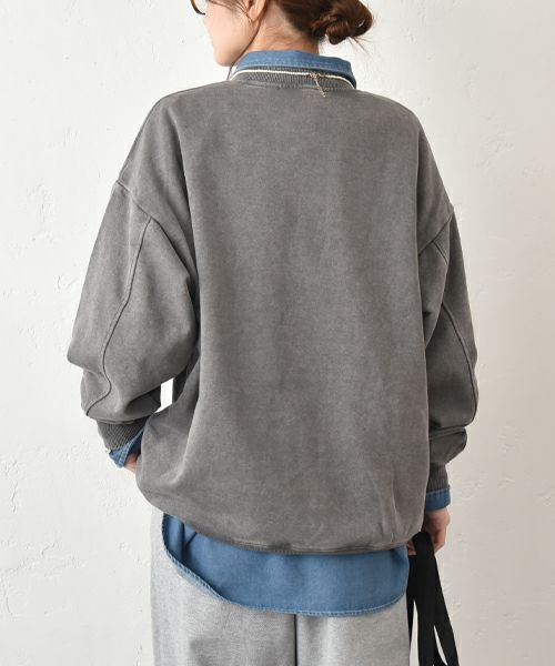  HUMS｜ピグメントカットソー [[800352]][C]