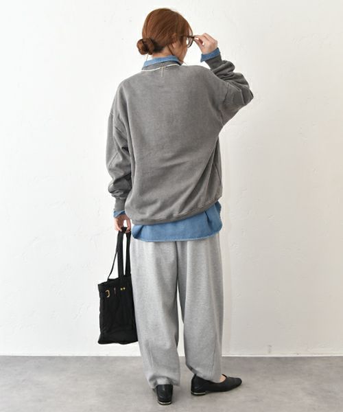  HUMS｜ピグメントカットソー [[800352]][C]