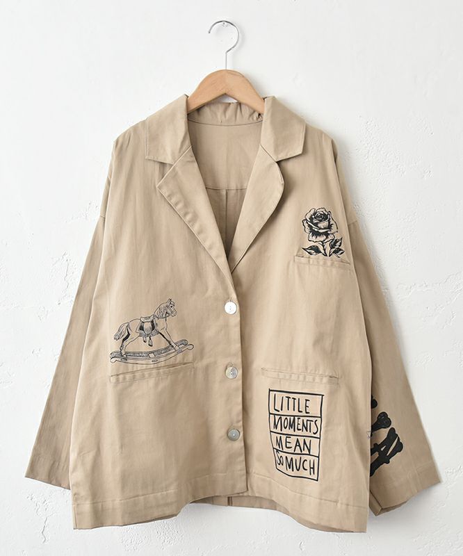 Manic Monday｜ドローイングジャケット [[5W66004E]][C]