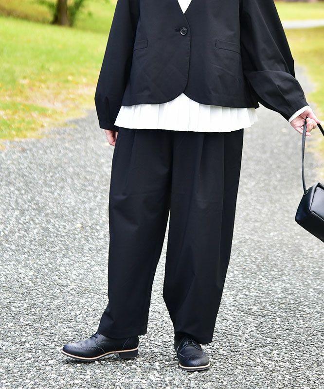 un cinq｜Tropical Stretch Tuck Easy Pants [[U26-08]][C]