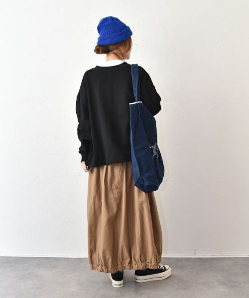 Gives a sense of fullment｜袖バルーンジップブルゾン [[854323]][C]