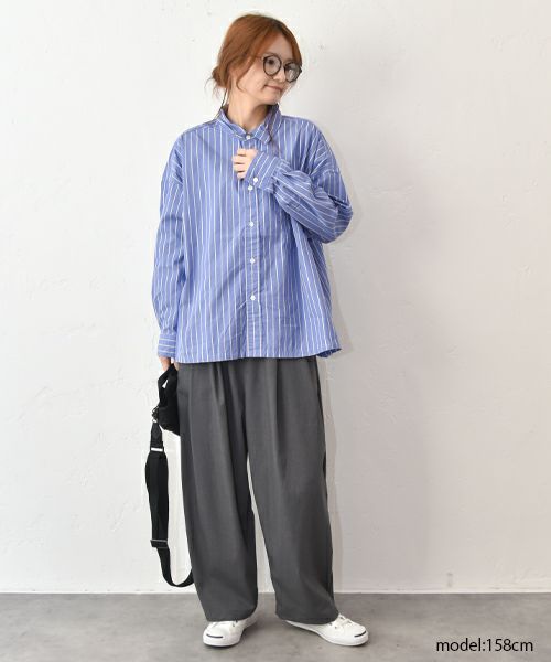 prit｜レギュラーカラービックシャツ [[P81642]][C]