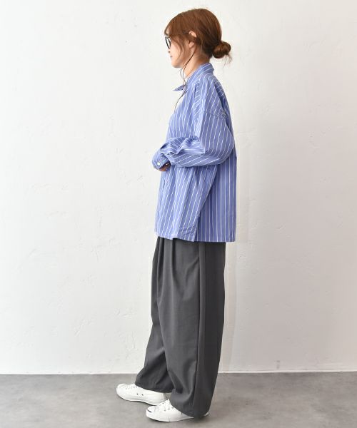prit｜レギュラーカラービックシャツ [[P81642]][C]