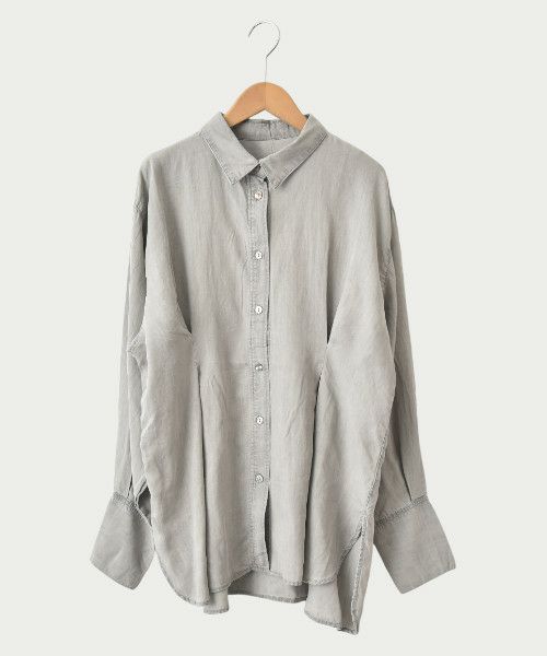 HUMS｜テンセルデニムタックシャツ [[WLN5215]][C]