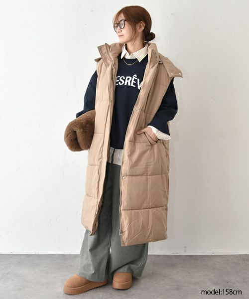 HUMS｜ロゴジャガードニット [[40055352]][C]