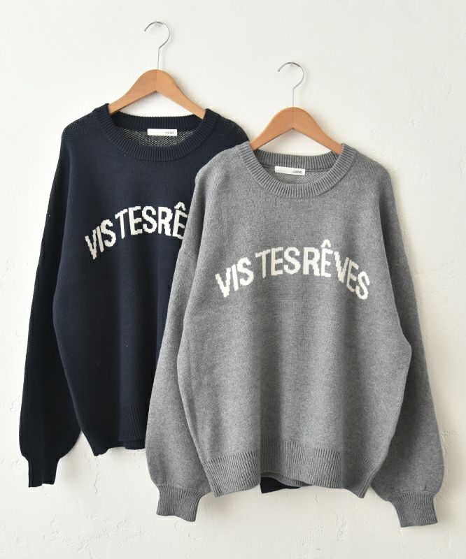 HUMS｜ロゴジャガードニット [[40055352]][C]