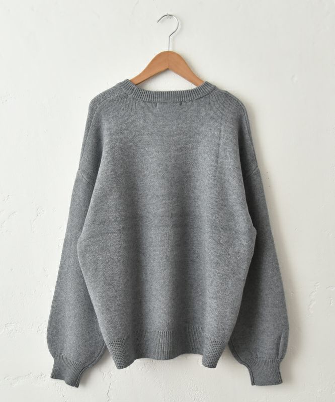 HUMS｜ロゴジャガードニット [[40055352]][C]