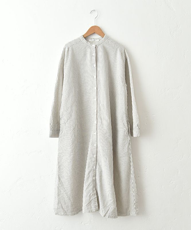  SUN VALLEY｜オックスストライプシャツワンピース [[SK8144259]][C]