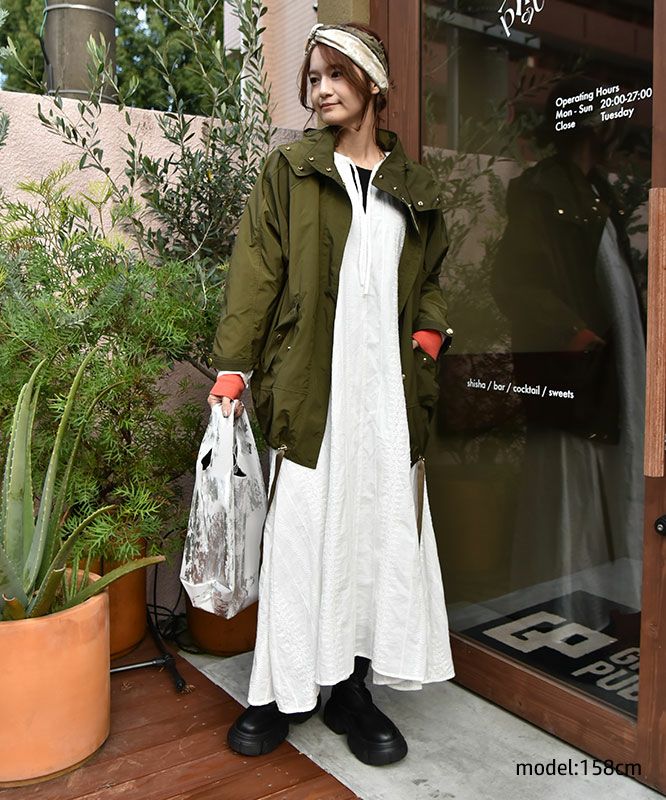 HUMS｜コットンレースワンピース [[HUM-070]][C]