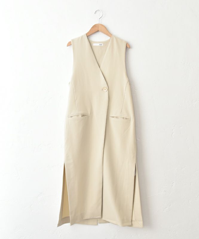 HUMS｜ロングジレ×テーパードパンツセットアップ [[HUM-047]][C]