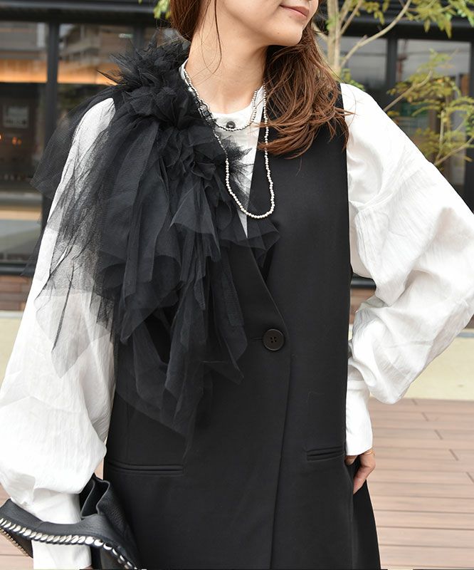 HUMS｜タックデザインシャツ [[HUM-046]][C]