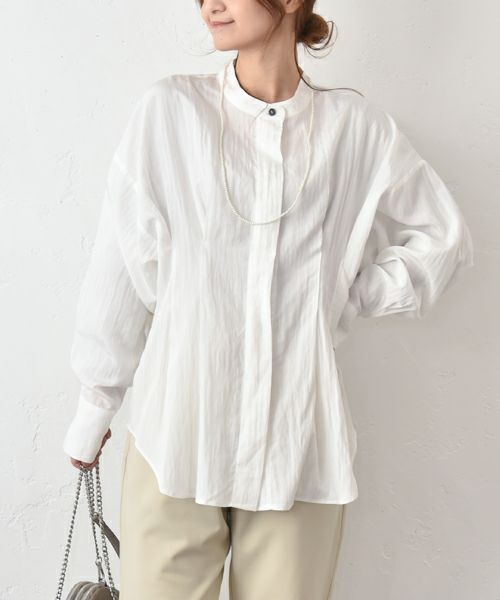 HUMS｜タックデザインシャツ [[HUM-046]][C]