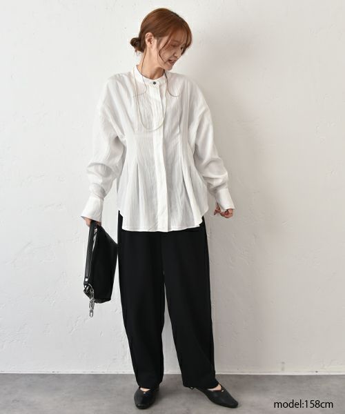 HUMS｜タックデザインシャツ [[HUM-046]][C]