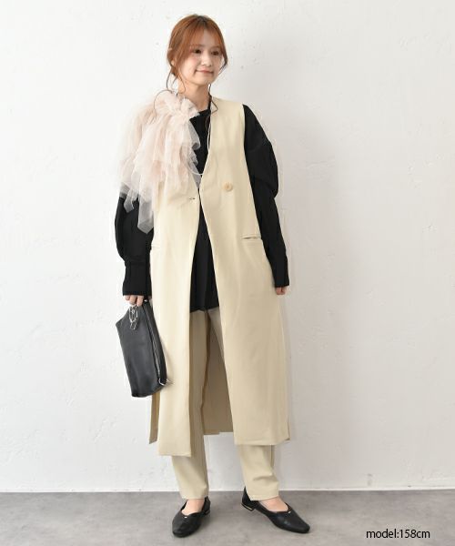 HUMS｜タックデザインシャツ [[HUM-046]][C]