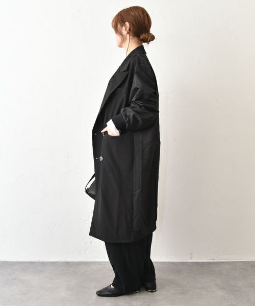 HUMS｜異素材切り替えコート [[HUM-042]][C]