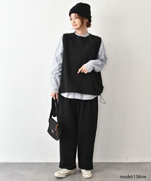 her.｜カットオフスウェットパンツ [[131319H]][C]