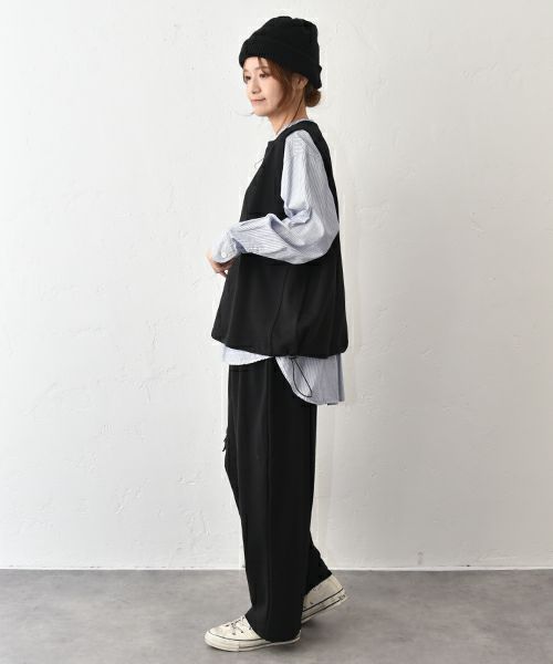 her.｜カットオフスウェットパンツ [[131319H]][C]