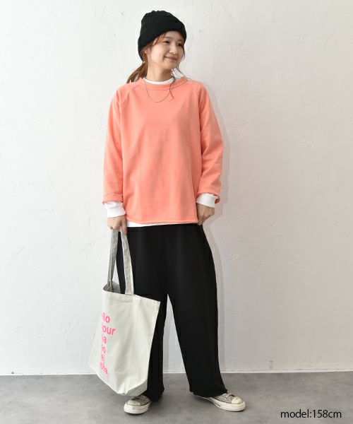 her.｜カットオフスウェットパンツ [[131319H]][C]