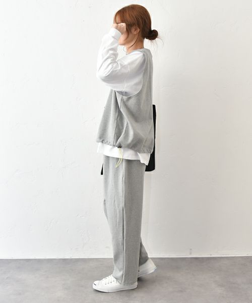 her.｜カットオフスウェットパンツ [[131319H]][C]