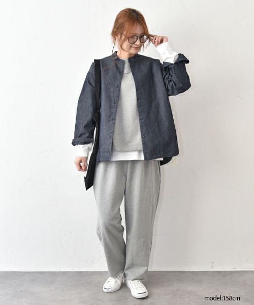her.｜アジャスター付きスウェットベスト [[131333H]][C]