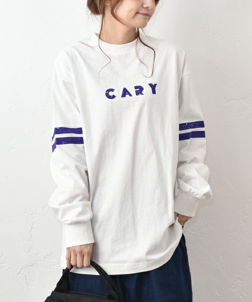 Gives a sense of fullment｜フロッキープリントロンTee [[861121]][C]