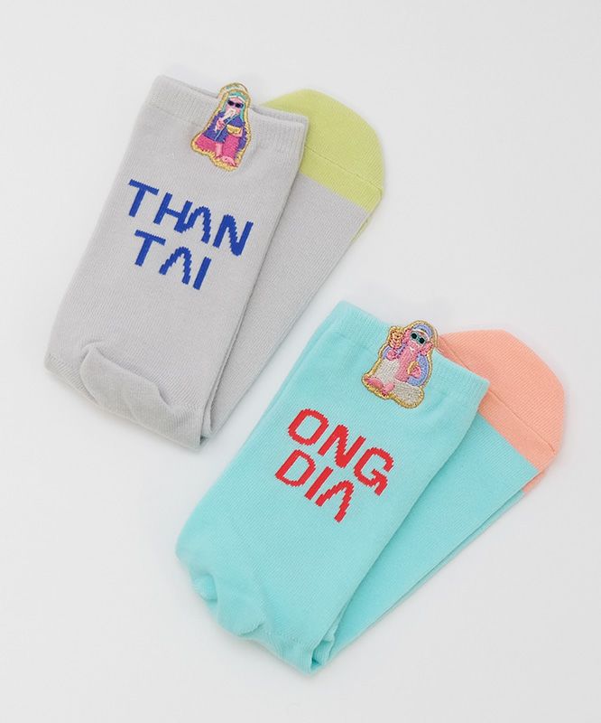 アラジン｜ベトナムのかみさま　ショートソックス2P [[k31143]][C]