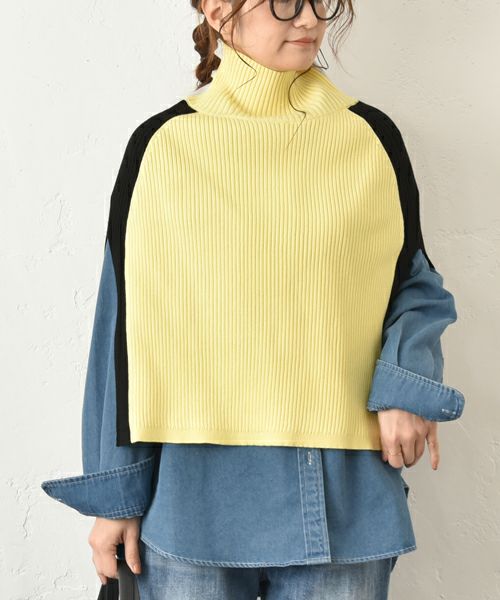 HUMS｜2wayニットポンチョ [[MT-0468]][C]