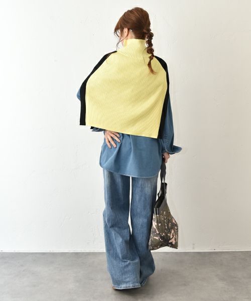 HUMS｜2wayニットポンチョ [[MT-0468]][C]