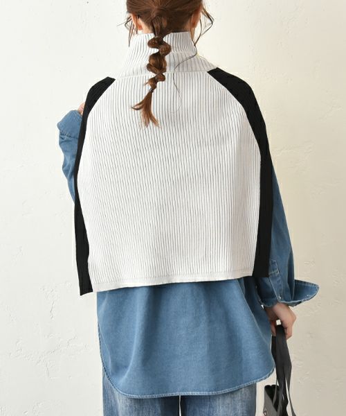 HUMS｜2wayニットポンチョ [[MT-0468]][C]