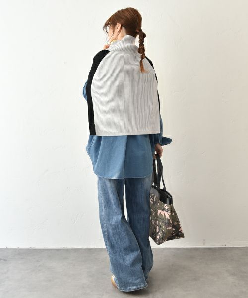 HUMS｜2wayニットポンチョ [[MT-0468]][C]