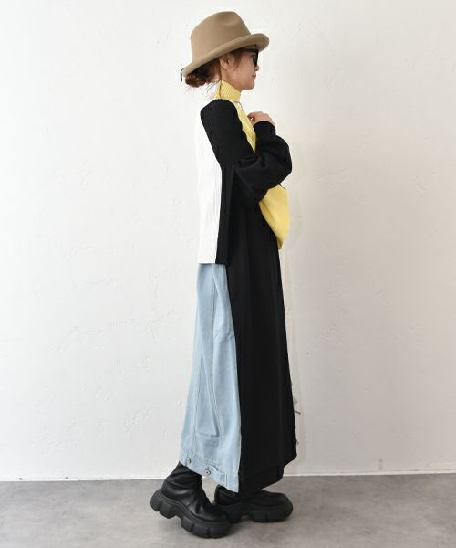 HUMS｜2wayニットポンチョ [[MT-0468]][C]