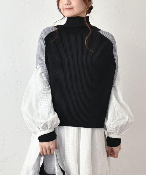 HUMS｜2wayニットポンチョ [[MT-0468]][C]