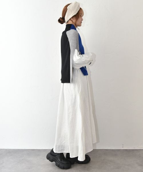 HUMS｜2wayニットポンチョ [[MT-0468]][C]